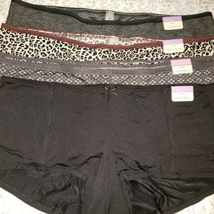 NWT Lot of 4 Cacique Boyshorts 18/20